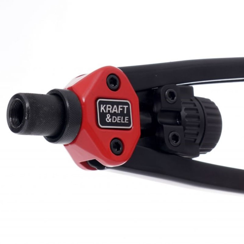 Casa si Gradina - Constructii - Scule de mana si unelte - Clesti si patenti - Cleste pentru nituit, Kraft&Dele KD10556, 110 piese, M3 - M10 - Infinity.ro