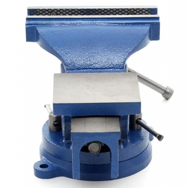 Casa si Gradina - Constructii - Scule electrice si accesorii - Menghine si cleme fixare - Menghina triaxiala, Kraft&Dele, rotativa cu nicovala, 150 mm - Infinity.ro