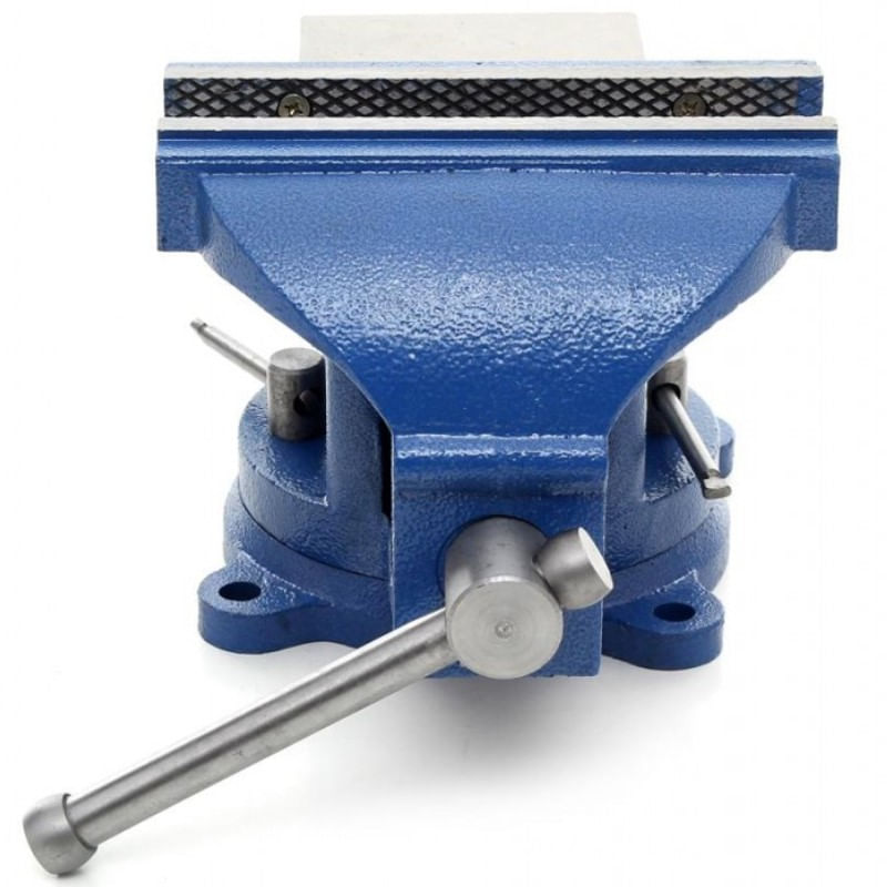 Casa si Gradina - Constructii - Scule electrice si accesorii - Menghine si cleme fixare - Menghina triaxiala, Kraft&Dele, rotativa cu nicovala, 150 mm - Infinity.ro