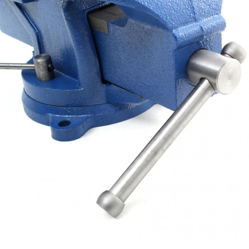 Casa si Gradina - Constructii - Scule electrice si accesorii - Menghine si cleme fixare - Menghina triaxiala, Kraft&Dele, rotativa cu nicovala, 150 mm - Infinity.ro