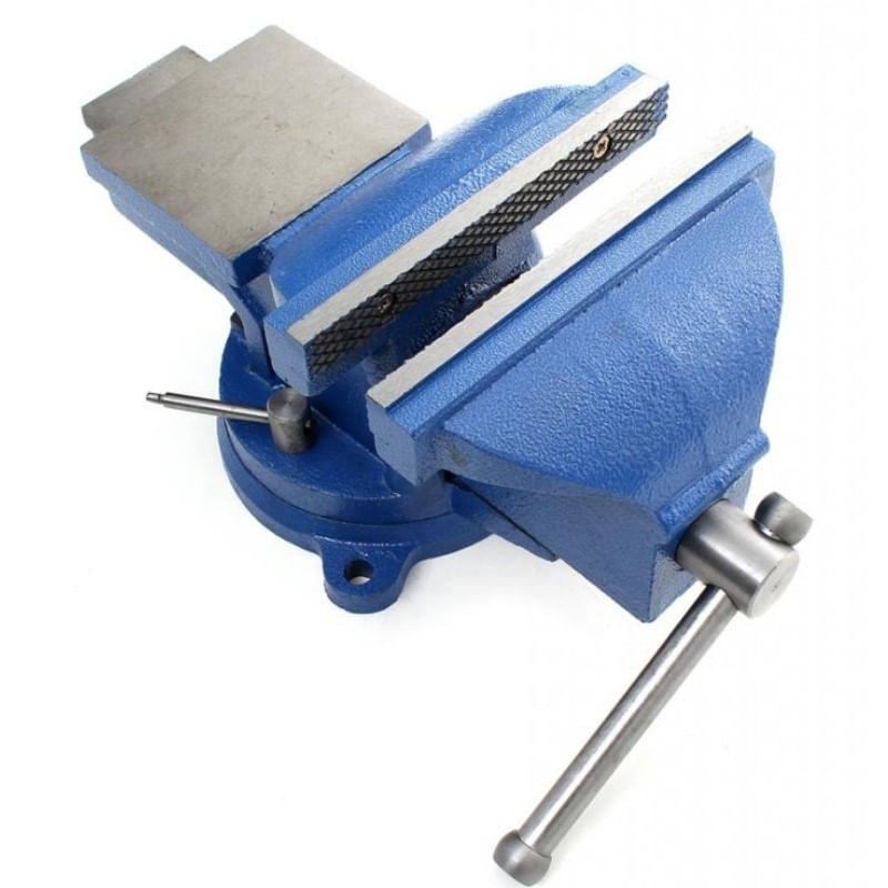 Casa si Gradina - Constructii - Scule electrice si accesorii - Menghine si cleme fixare - Menghina triaxiala, Kraft&Dele, rotativa cu nicovala, 150 mm - Infinity.ro