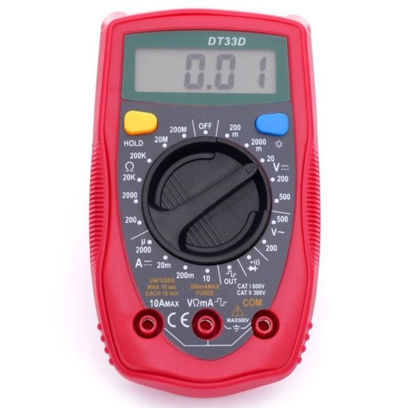 Casa si Gradina - Constructii - Scule electrice si accesorii - Aparate de masura - Multimetru digital, Kraft&Dele KD11403, universal, 500 V, 150 g - Infinity.ro