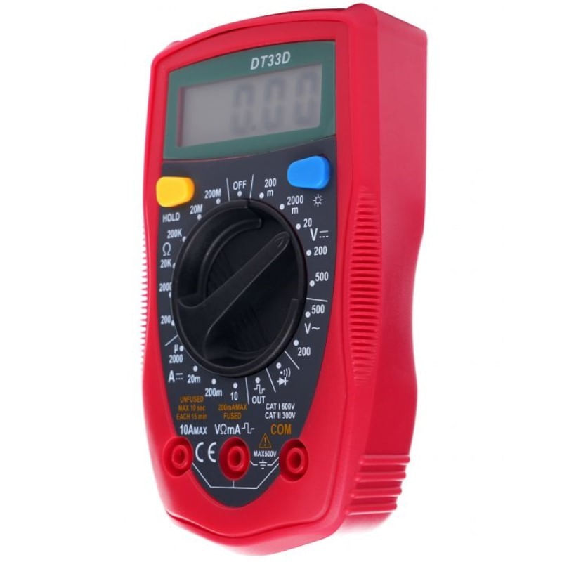 Casa si Gradina - Constructii - Scule electrice si accesorii - Aparate de masura - Multimetru digital, Kraft&Dele KD11403, universal, 500 V, 150 g - Infinity.ro