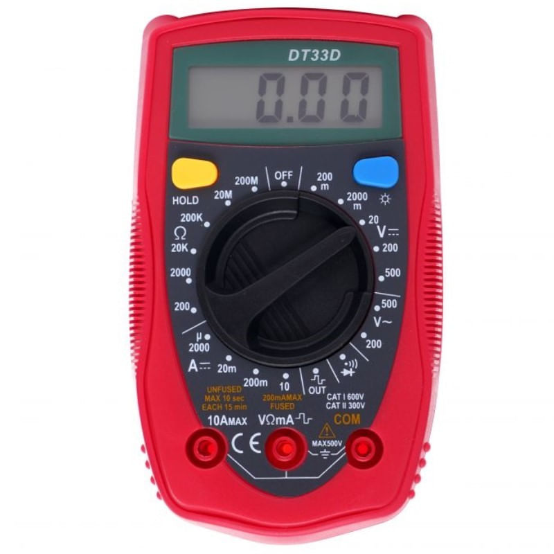 Casa si Gradina - Constructii - Scule electrice si accesorii - Aparate de masura - Multimetru digital, Kraft&Dele KD11403, universal, 500 V, 150 g - Infinity.ro