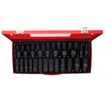 Casa si Gradina - Constructii - Scule de mana si unelte - Chei si truse chei - Set 35 chei tubulare impact, Kraft&Dele, 1/2", KD11756 - Infinity.ro