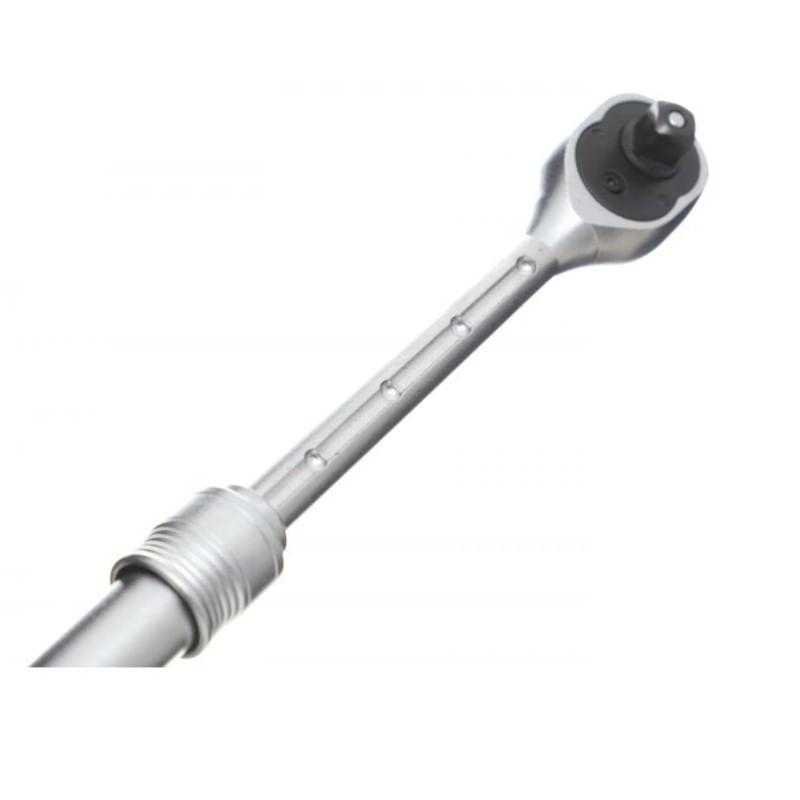 Casa si Gradina - Constructii - Scule de mana si unelte - Chei si truse chei - Clichet cu maner extensibil, Kraft&Dele KD11006, 1/4'', 72T, CR-V - Infinity.ro