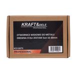 Casa si Gradina - Constructii - Scule electrice si accesorii - Seturi si accesorii pentru gaurit si insurubat - Set de burghie pentru metal si lemn, Kraft&Dele, KD10870 - Infinity.ro