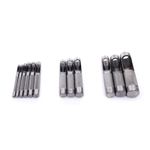 Casa si Gradina - Constructii - Scule electrice si accesorii - Seturi si accesorii pentru gaurit si insurubat - Set 12 dornuri, pentru gaurire 3-19mm, KD11202, Kraft&Dele - Infinity.ro