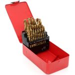 Casa si Gradina - Constructii - Scule electrice si accesorii - Seturi si accesorii pentru gaurit si insurubat - Set burghie din titan, Kraft&Dele KD10344, 29 piese - Infinity.ro