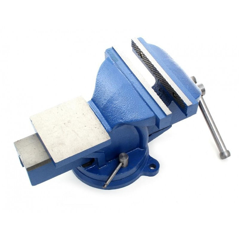 Casa si Gradina - Constructii - Scule electrice si accesorii - Menghine si cleme fixare - Menghina triaxiala rotativa cu nicovala, 100mm, KD1101, Kraft&Dele - Infinity.ro