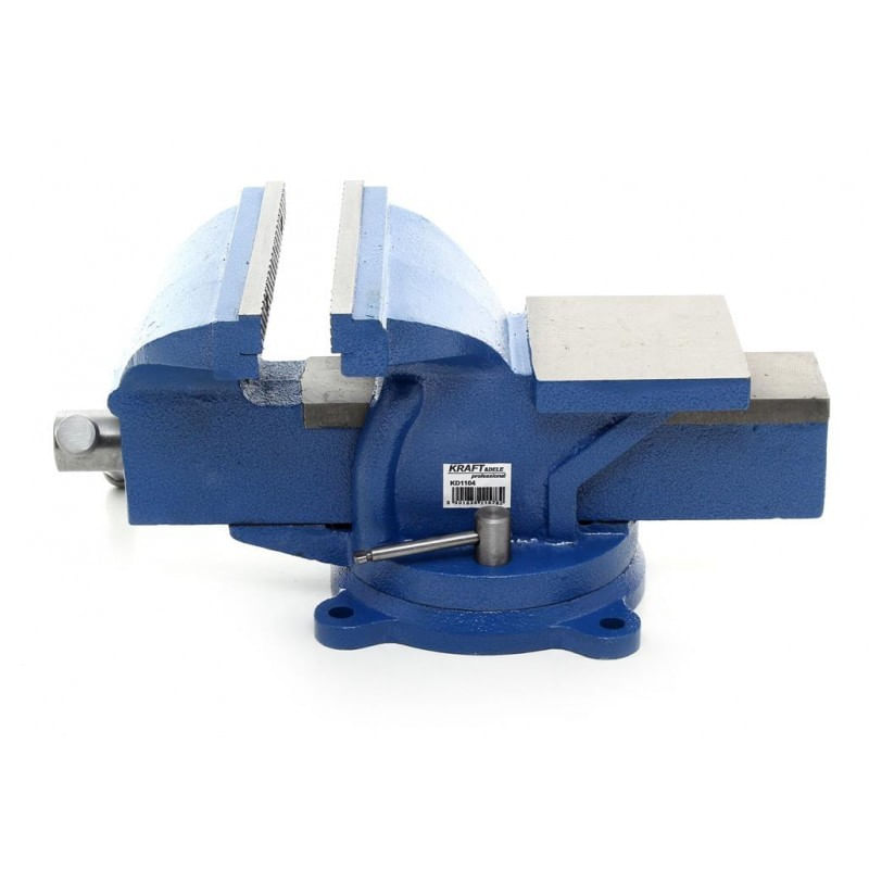 Casa si Gradina - Constructii - Scule electrice si accesorii - Menghine si cleme fixare - Menghina triaxiala rotativa cu nicovala, 100mm, KD1101, Kraft&Dele - Infinity.ro