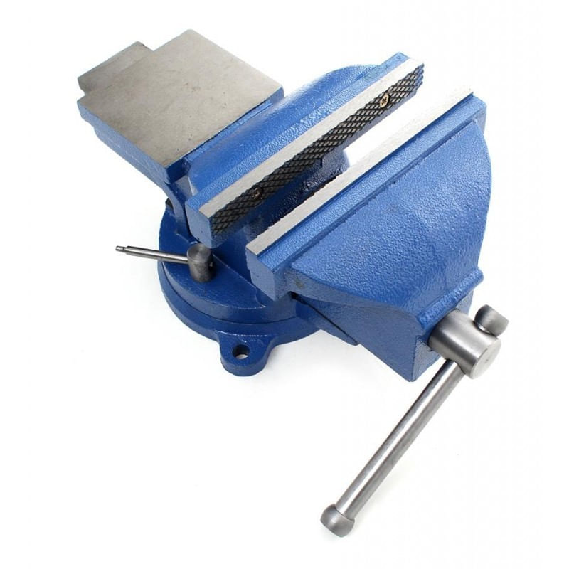 Casa si Gradina - Constructii - Scule electrice si accesorii - Menghine si cleme fixare - Menghina triaxiala rotativa cu nicovala, 100mm, KD1101, Kraft&Dele - Infinity.ro