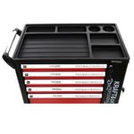 Casa si Gradina - Constructii - Depozitare, transport si protectie - Organizatoare si cutii scule - Dulap profesional cu scule, Kraft&Dele KD362, 263 piese, cu 6 sertare - Infinity.ro