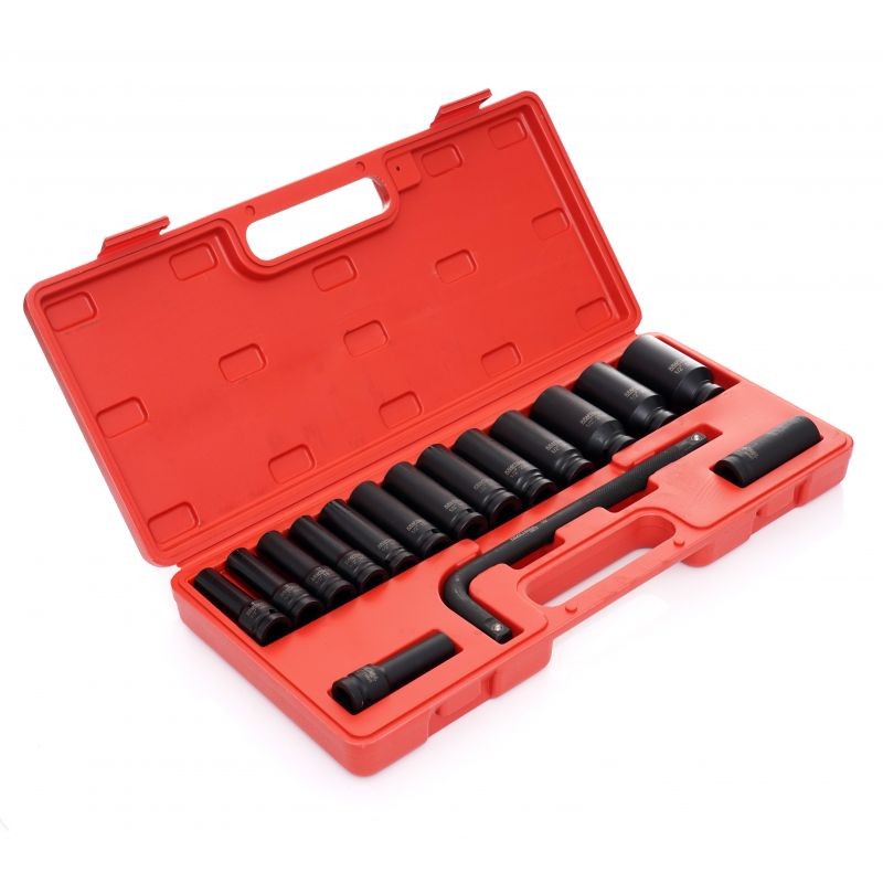 Casa si Gradina - Constructii - Scule de mana si unelte - Chei si truse chei - Set 15 chei tubulare impact, Kraft&Dele, 1/2", KD11755 - Infinity.ro