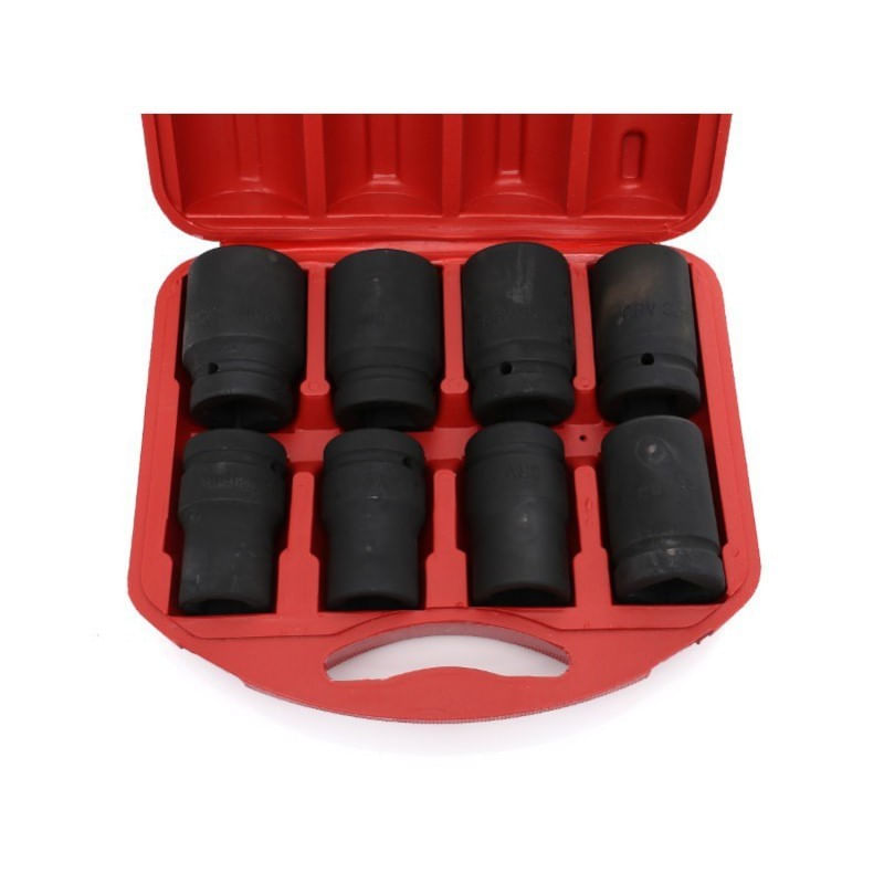 Casa si Gradina - Constructii - Scule de mana si unelte - Chei si truse chei - Set 8 chei tubulare impact, Kraft&Dele KD10216,  3/4" - Infinity.ro