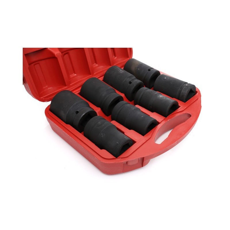 Casa si Gradina - Constructii - Scule de mana si unelte - Chei si truse chei - Set 8 chei tubulare impact, Kraft&Dele KD10216,  3/4" - Infinity.ro