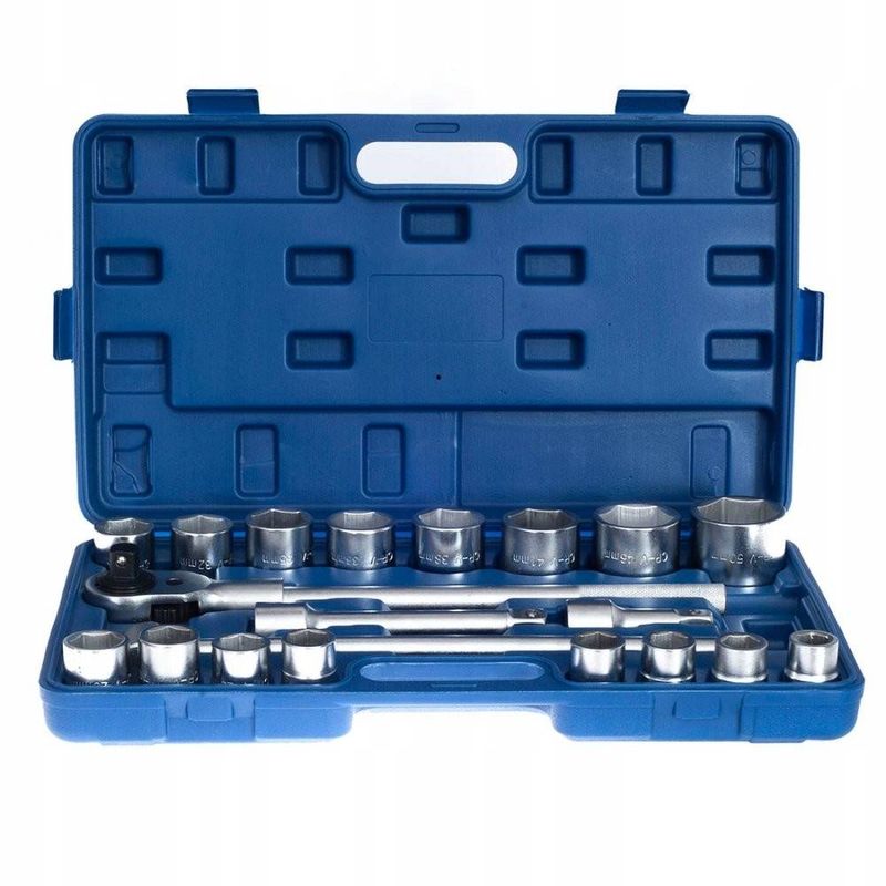 Casa si Gradina - Constructii - Scule de mana si unelte - Chei si truse chei - Trusa profesionala de 21 chei hexagonale cu soclu si clichet 3/4" din otel CrV Tagred-TA205 - Infinity.ro