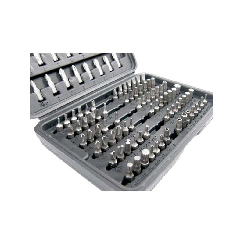 Casa si Gradina - Constructii - Scule electrice si accesorii - Seturi si accesorii pentru gaurit si insurubat - Set de biti, 1" 100 buc, KD10264, Kraft&Dele - Infinity.ro