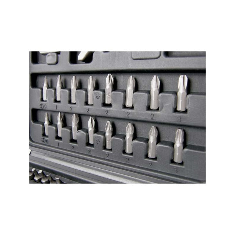 Casa si Gradina - Constructii - Scule electrice si accesorii - Seturi si accesorii pentru gaurit si insurubat - Set de biti, 1" 100 buc, KD10264, Kraft&Dele - Infinity.ro