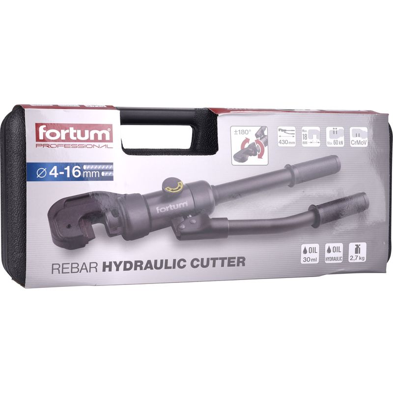 Casa si Gradina - Constructii - Scule de mana si unelte - Clesti si patenti - Cleste hidraulic fier-beton, FORTUM, 4900172, ⌀4-16mm, 60kN - Infinity.ro