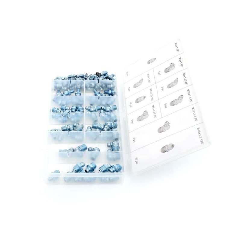 Casa si Gradina - Constructii - Scule electrice si accesorii - Seturi si accesorii pentru gaurit si insurubat - Set capete metalice pentru gresare, Kraft&Dele, 110 elemente, KD10507 - Infinity.ro