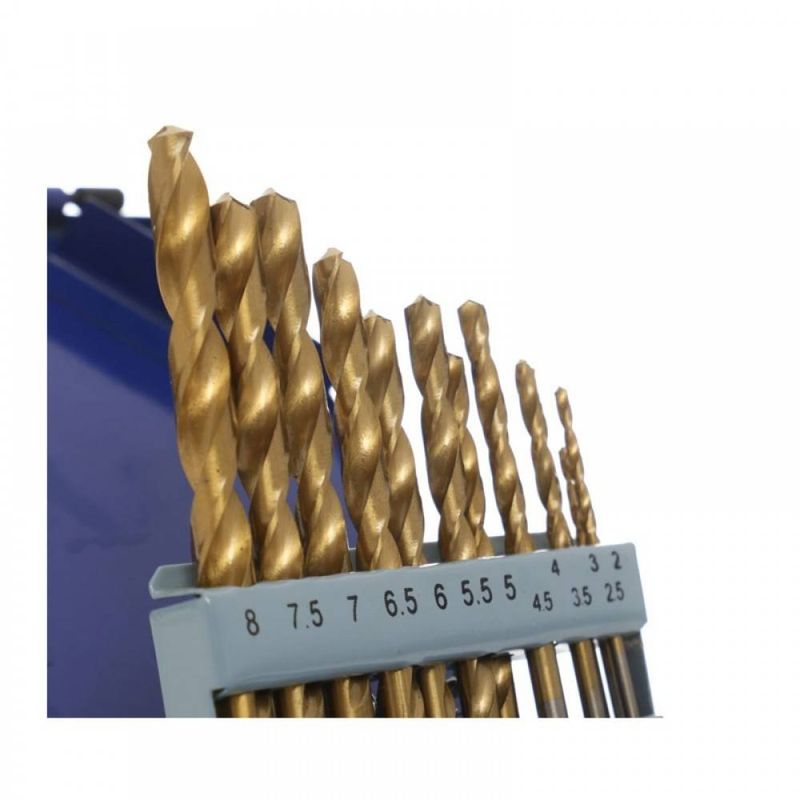 Casa si Gradina - Constructii - Scule electrice si accesorii - Seturi si accesorii pentru gaurit si insurubat - TA1034- Set 13 burghie din titan HSS 2-8 mm Tagred - Infinity.ro