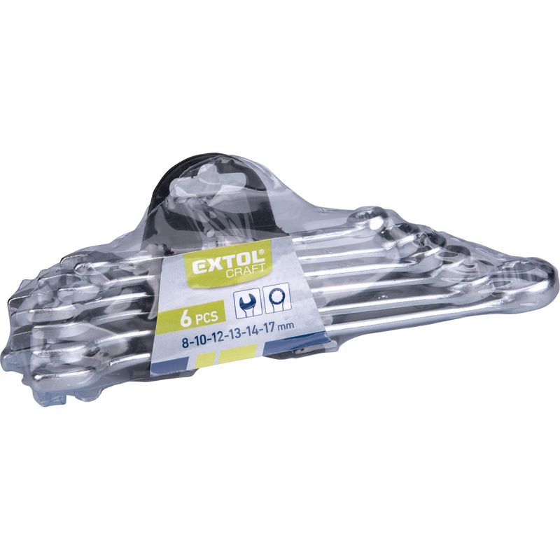 Casa si Gradina - Constructii - Scule electrice si accesorii - Seturi si accesorii pentru gaurit si insurubat - Chei combinate 8-17mm 6 buc, EXTOL CRAFT, 6306B, 8-17mm, 6 buc - Infinity.ro