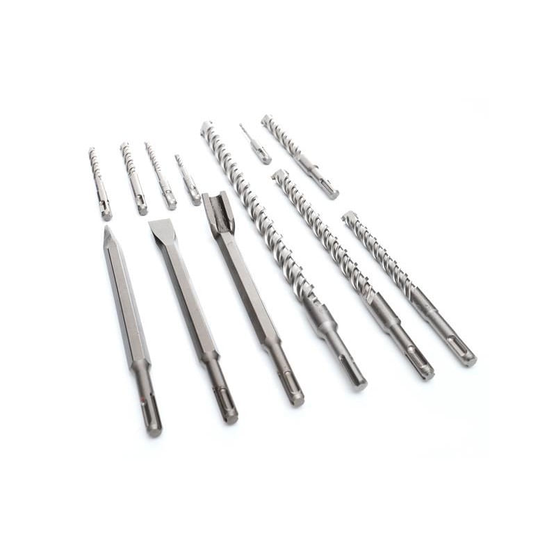 Casa si Gradina - Constructii - Scule electrice si accesorii - Seturi si accesorii pentru gaurit si insurubat - Set 9 burghie, S4 + 3 dalti SDS+, KD10206, Kraft&Dele - Infinity.ro