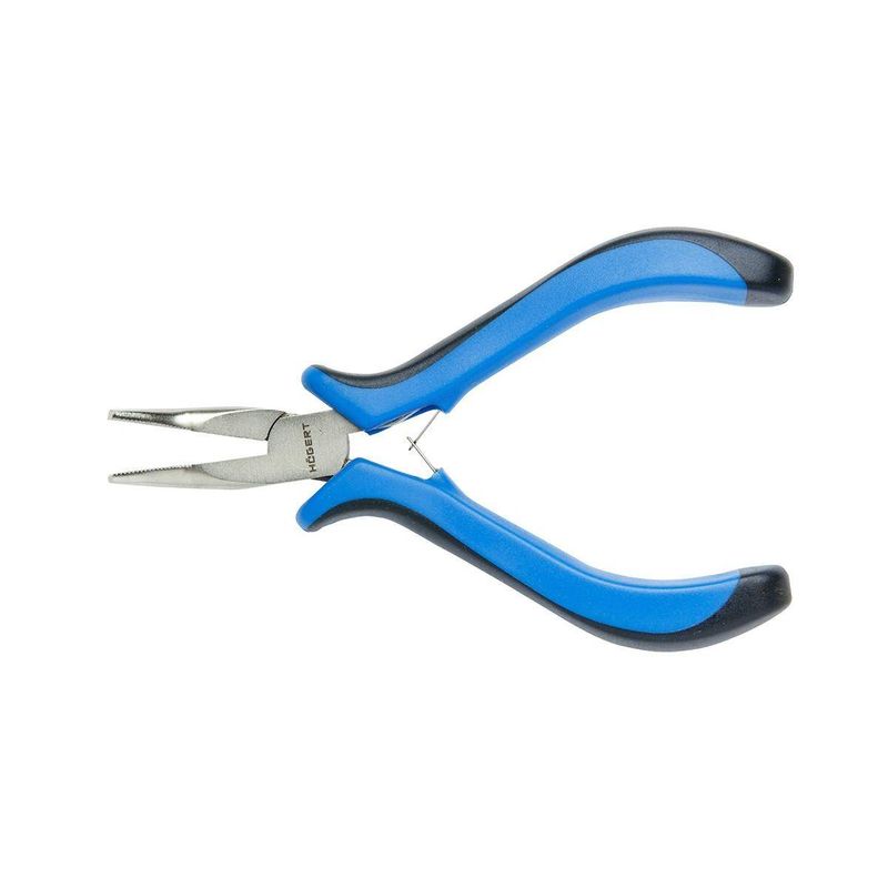 Casa si Gradina - Constructii - Scule de mana si unelte - Clesti si patenti - Cleste semi-rotund profesional de precizie, Hogert, 125 mm, din otel rezistent cu maner bi-material - Infinity.ro