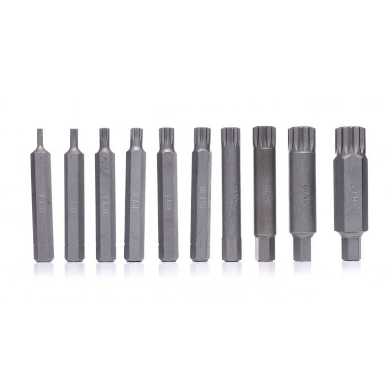 Casa si Gradina - Constructii - Scule electrice si accesorii - Seturi si accesorii pentru gaurit si insurubat - Set biti spline, Kraft&Dele, M4 - M18, 22 buc, KD10539 - Infinity.ro