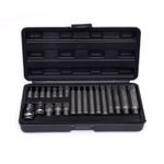 Casa si Gradina - Constructii - Scule electrice si accesorii - Seturi si accesorii pentru gaurit si insurubat - Set biti spline, Kraft&Dele, M4 - M18, 22 buc, KD10539 - Infinity.ro