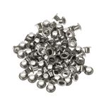 Casa si Gradina - Constructii - Scule electrice si accesorii - Seturi si accesorii pentru gaurit si insurubat - Set 100 de capse, ocheti, 4/8mm, 10262, nichel argintiu - Infinity.ro