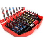 Casa si Gradina - Constructii - Scule electrice si accesorii - Seturi si accesorii pentru gaurit si insurubat - Set 56 accesorii, biti, 1/4" 25 mm, 75 mm din CrV TORX, TA1206, Tagred - Infinity.ro