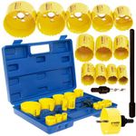 Casa si Gradina - Constructii - Scule electrice si accesorii - Seturi si accesorii pentru gaurit si insurubat - Set 17 bucati carote pentru metal si lemn, din otel HSS Tagred-TA1108 - Infinity.ro