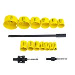 Casa si Gradina - Constructii - Scule electrice si accesorii - Seturi si accesorii pentru gaurit si insurubat - Set 17 bucati carote pentru metal si lemn, din otel HSS Tagred-TA1108 - Infinity.ro