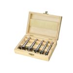 Casa si Gradina - Constructii - Scule electrice si accesorii - Seturi si accesorii pentru gaurit si insurubat - Freze pentru lemn, set 5 piese, Extol, 44015, 15-35mm - Infinity.ro