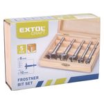 Casa si Gradina - Constructii - Scule electrice si accesorii - Seturi si accesorii pentru gaurit si insurubat - Freze pentru lemn, set 5 piese, Extol, 44015, 15-35mm - Infinity.ro