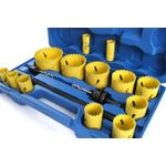 Casa si Gradina - Constructii - Scule electrice si accesorii - Seturi si accesorii pentru gaurit si insurubat - Set 17 bucati carote pentru metal si lemn, din otel HSS Tagred-TA1108 - Infinity.ro