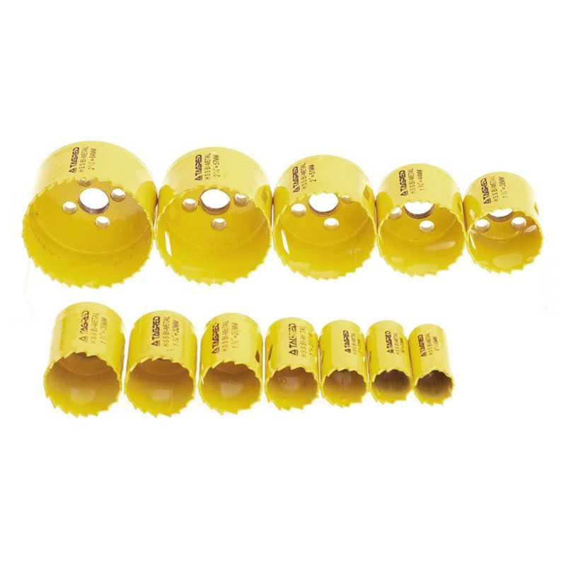 Casa si Gradina - Constructii - Scule electrice si accesorii - Seturi si accesorii pentru gaurit si insurubat - Set 17 bucati carote pentru metal si lemn, din otel HSS Tagred-TA1108 - Infinity.ro