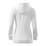 Fashion, accesorii si bijuterii - Femei - Imbracaminte femei - Hanorace femei - Hanorac pentru dama, Trendy Zipper 411, Malfini L Alb - Infinity.ro