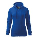 Fashion, accesorii si bijuterii - Femei - Imbracaminte femei - Hanorace femei - Hanorac pentru dama, Trendy Zipper 411, Malfini M Albastru - Infinity.ro