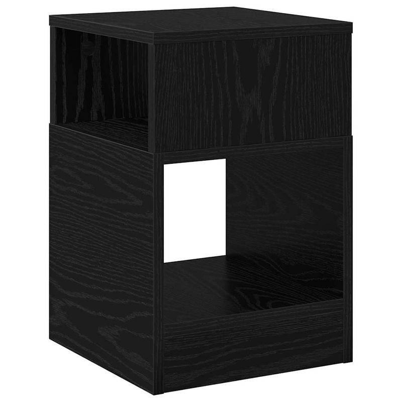 Casa si Gradina - Mobilier - Mese si birouri - Mese living - Masa laterala 2 pcs Stejar Negru 30,5 x 30 x 45 cm - Infinity.ro