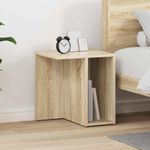 Casa si Gradina - Mobilier - Mese si birouri - Mese living - Masa laterala Stejar Sonoma 37 x 32 x 40 cm Lemn compozit - Infinity.ro