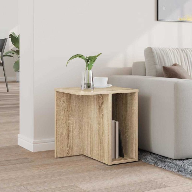 Casa si Gradina - Mobilier - Mese si birouri - Mese living - Masa laterala Stejar Sonoma 37 x 32 x 40 cm Lemn compozit - Infinity.ro