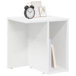 Casa si Gradina - Mobilier - Mese si birouri - Mese living - Masa laterala Alb 37 x 32 x 40 cm Lemn compozit - Infinity.ro