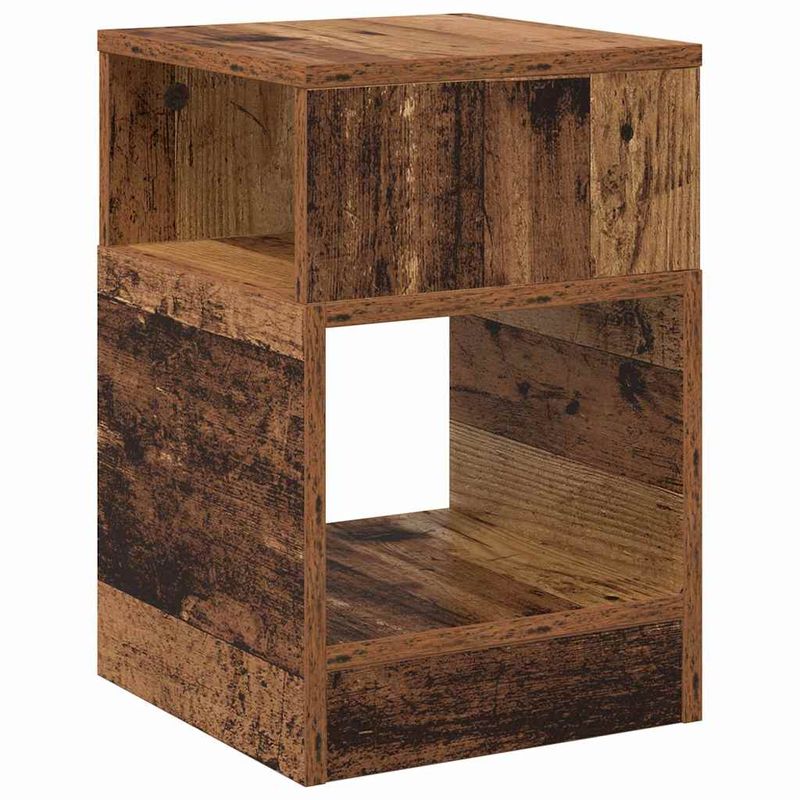 Casa si Gradina - Mobilier - Mese si birouri - Mese living - Masa laterala 2 pcs Lemn vechi 30,5 x 30 x 45 cm Lemn compozit - Infinity.ro