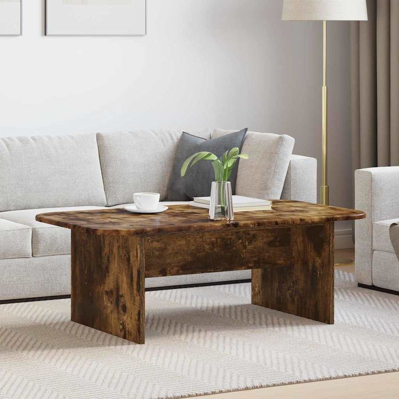 Casa si Gradina - Mobilier - Mese si birouri - Masute de cafea - Masa de cafea Stejar fumuriu 93 x 53 x 33 cm Lemn compozit - Infinity.ro