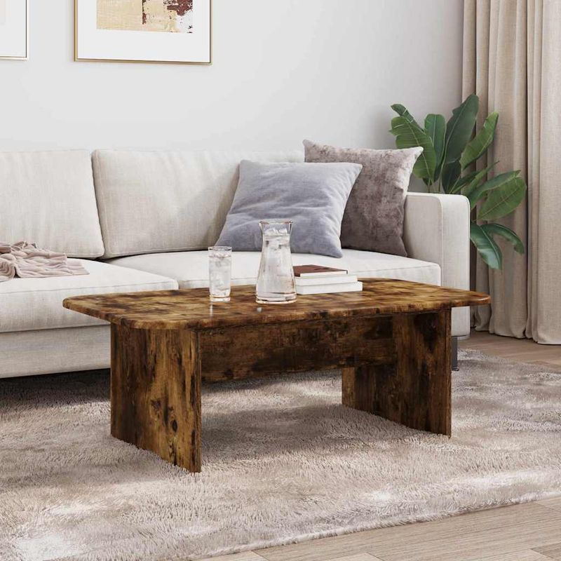 Casa si Gradina - Mobilier - Mese si birouri - Masute de cafea - Masa de cafea Stejar fumuriu 93 x 53 x 33 cm Lemn compozit - Infinity.ro