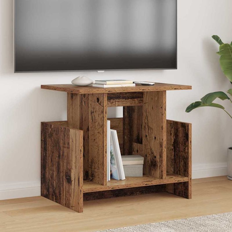 Casa si Gradina - Mobilier - Comode si corpuri - Comode - Support TV 2 pcs Lemn vechi 50 x 35 x 45 cm Lemn compozit - Infinity.ro