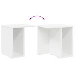 Casa si Gradina - Mobilier - Mese si birouri - Mese living - Masa laterala 2 pcs Alb 37 x 32 x 40 cm Lemn compozit - Infinity.ro